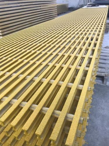 Pultraded gratings